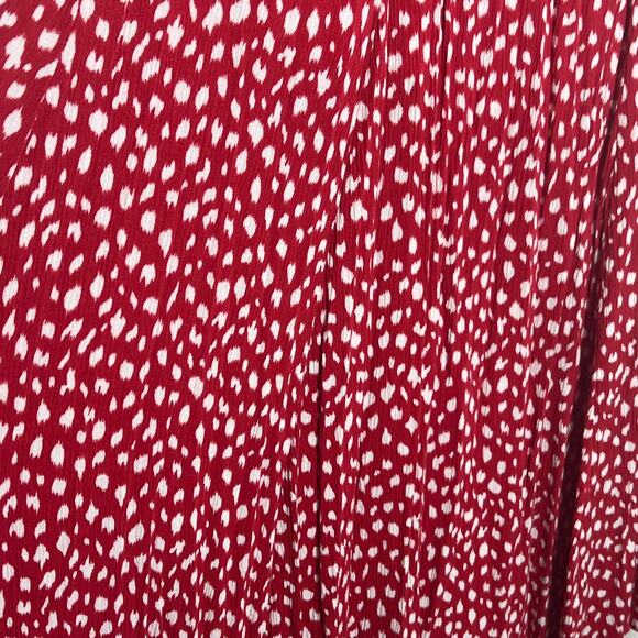 Since Then Holiday Guka Polka Dot Puff Sleeve Dress Size L - Picture 10 of 15